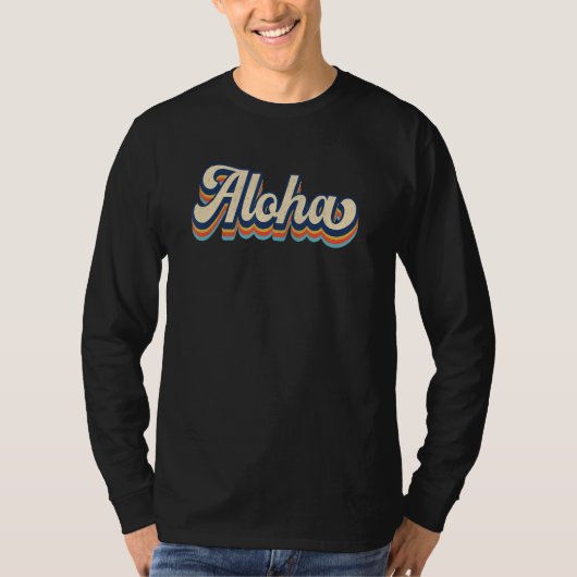 Aloha Hawaii Retro Vacation Trip Family Reunion Ma T-shirt (Voorkant)