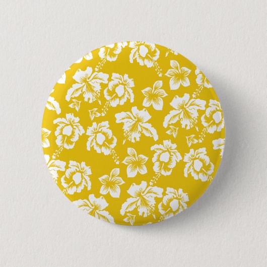 Aloha Hawaii Ronde Button 5,7 Cm (Voorkant)