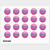 Aloha Hawaii Ronde Sticker (Vel)