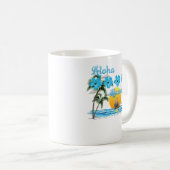 Aloha Hawaii Sailing Sunset Koffiemok (Voorkant rechts)