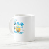 Aloha Hawaii Sailing Sunset Koffiemok (Voorkant links)