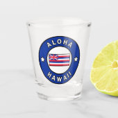 Aloha Hawaii Shot Glas (Voorkant)