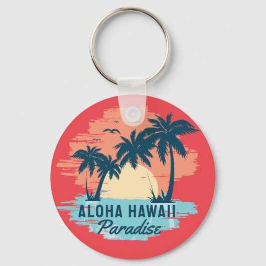 aloha hawaii sleutelhanger (Voorkant)