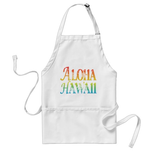 Aloha Hawaii Standaard Schort (Voorkant)
