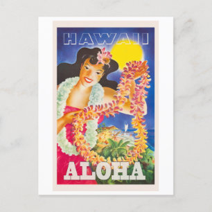 Aloha, Hawaii,  Stijlreizen Briefkaart