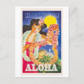 Aloha, Hawaii,  Stijlreizen Briefkaart (Voorkant)