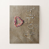 Aloha Hawaii Strand en Schelpen Legpuzzel (Verticaal)