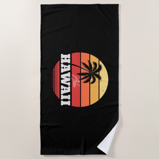 Aloha Hawaii Strandlaken (Voorkant)