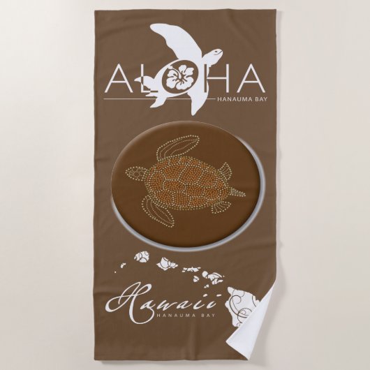 Aloha Hawaii Strandlaken (Voorkant)