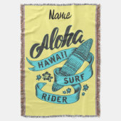 Aloha Hawaii Surf Rider Thunder_Cove Deken (Voorkant Verticaal)