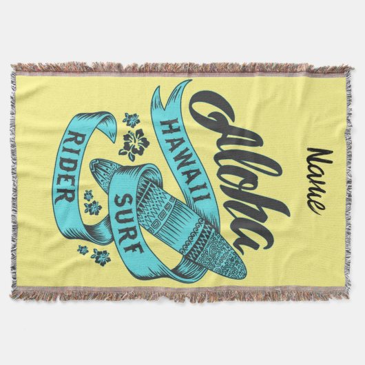 Aloha Hawaii Surf Rider Thunder_Cove Deken (Voorkant)