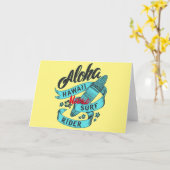 Aloha Hawaii Surf Rider Thunder_Cove Kaart (Gele Bloem)