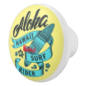 Aloha Hawaii Surf Rider Thunder_Cove Keramische Knop (Rechts)
