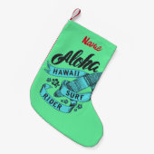 Aloha Hawaii Surf Rider Thunder_Cove Kleine Kerstsok (Voorkant (Hangend))