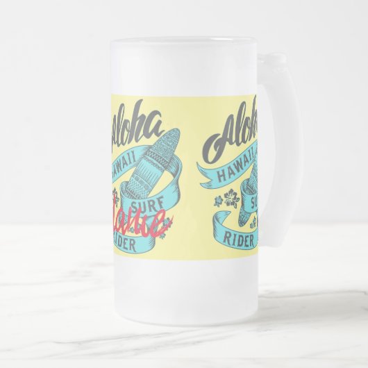 Aloha Hawaii Surf Rider Thunder_Cove Matglas Bierpul (Voorkant rechts)