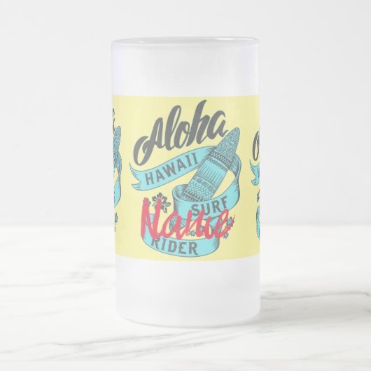 Aloha Hawaii Surf Rider Thunder_Cove Matglas Bierpul (Center)