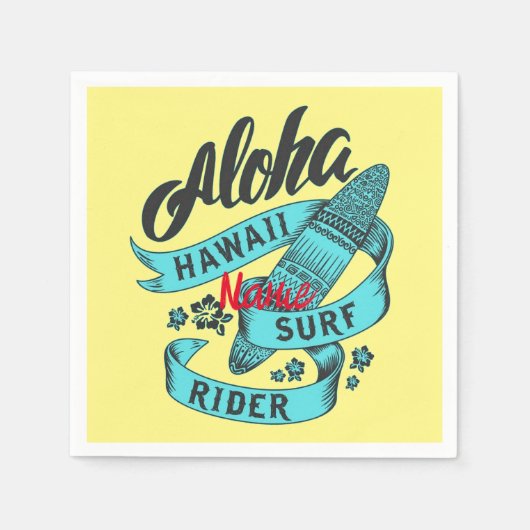 Aloha Hawaii Surf Rider Thunder_Cove Servet (Voorkant)