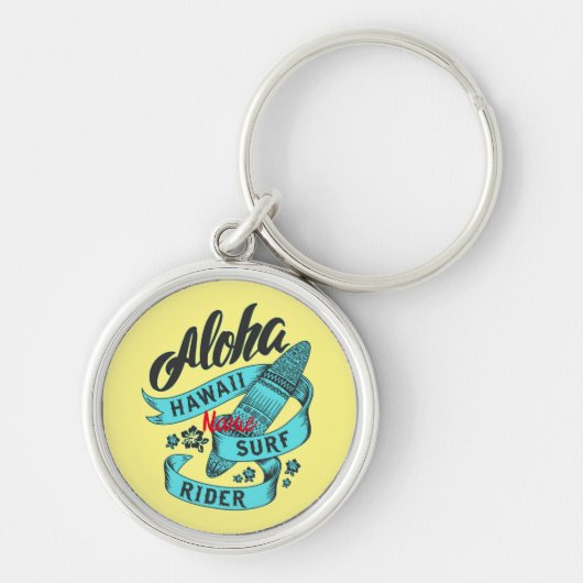 Aloha Hawaii Surf Rider Thunder_Cove Sleutelhanger (Voorkant)