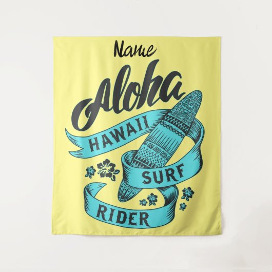 Aloha Hawaii Surf Rider Thunder_Cove Wandkleed (Voorkant)