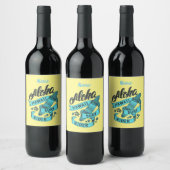 Aloha Hawaii Surf Rider Thunder_Cove Wijn Etiket (Flessen)