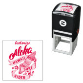Aloha Hawaii Surf Rider Thunder_Cove Zelfinktende Stempel (In situ)
