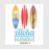 Aloha Hawaii Surfboards Sticker (Vel)