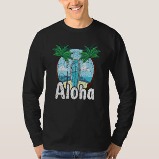 Aloha Hawaii Surfen Retro Sunset 54 T-shirt