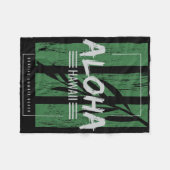 Aloha Hawaii Surfen Sunset Beach  Fleece Deken (Voorkant (Horizontaal))