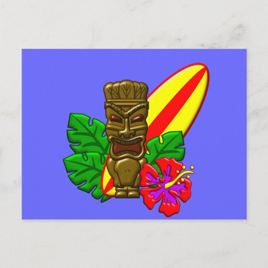 Aloha Hawaii Surfer Briefkaart (Voorkant)