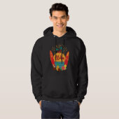 Aloha Hawaii Surfer Pacific Sea Beach Honolulu Mau Hoodie (Voorkant volledig)