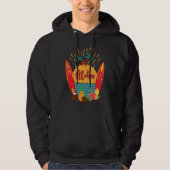 Aloha Hawaii Surfer Pacific Sea Beach Honolulu Mau Hoodie (Voorkant)