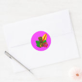 Aloha Hawaii Surfer Ronde Sticker (Envelop)