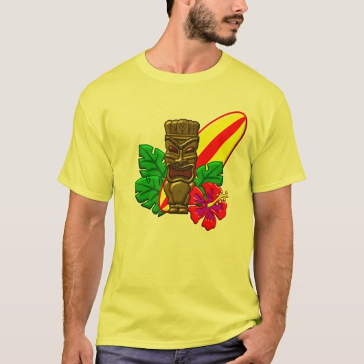 Aloha Hawaii Surfer T-shirt (Voorkant)