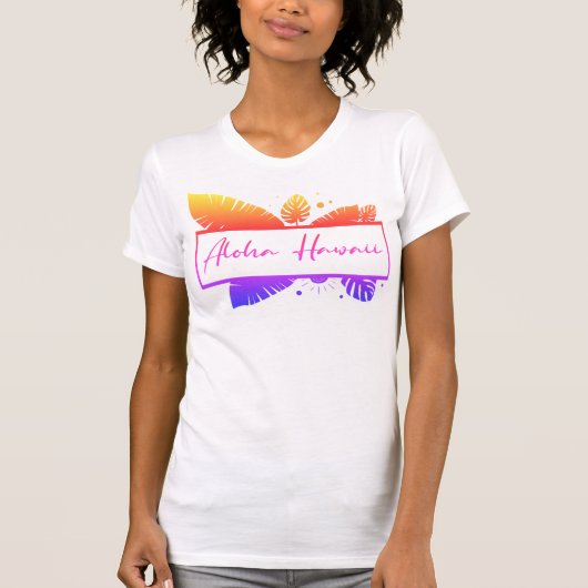 Aloha Hawaii T Shirt (Voorkant)