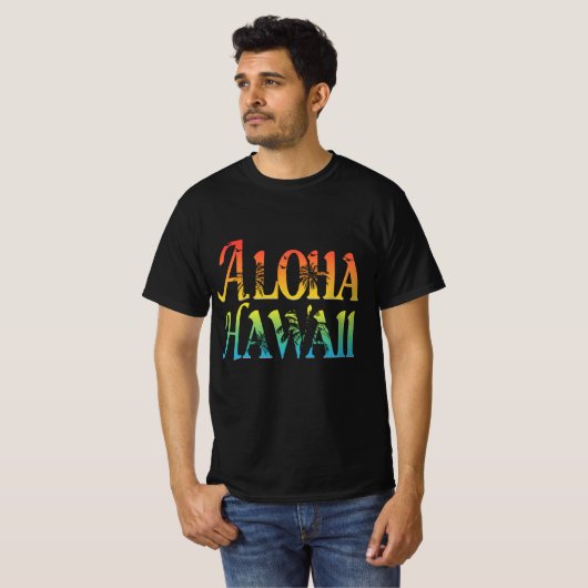 Aloha Hawaii T-shirt (Voorkant volledig)