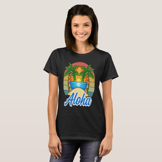Aloha Hawaii T-shirt (Voorkant volledig)