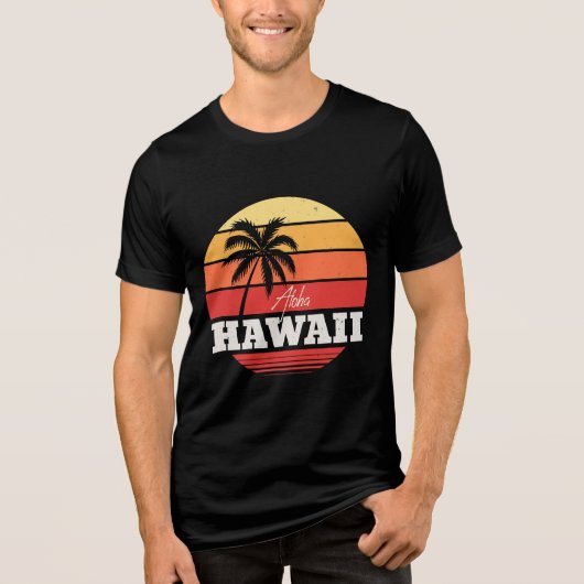 Aloha Hawaii Tri-Blend Shirt (Voorkant)