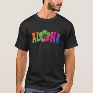 Aloha Hawaii Trip Summer Vacation Women Girls Beac T-shirt