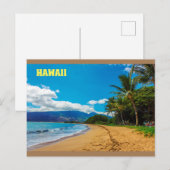 Aloha Hawaii Tropical aanpassen Briefkaart (Voorkant / Achterkant)