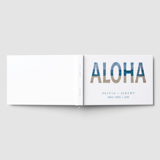 Aloha Hawaii Tropical Beach Wedding Gastenboek (Volledig)