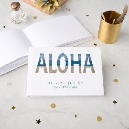 Aloha Hawaii Tropical Beach Wedding Gastenboek