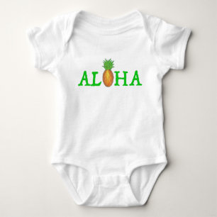 ALOHA Hawaii Tropical Island Hawaiian Pineapple Romper