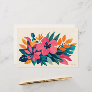 Aloha hawaii tropische kunst blanco briefpapier