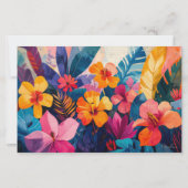Aloha hawaii tropische kunst blanco briefpapier (Voorkant)