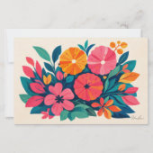 Aloha hawaii tropische kunst blanco briefpapier (Voorkant)