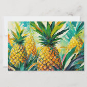 Aloha hawaii tropische kunst blanco briefpapier (Voorkant)