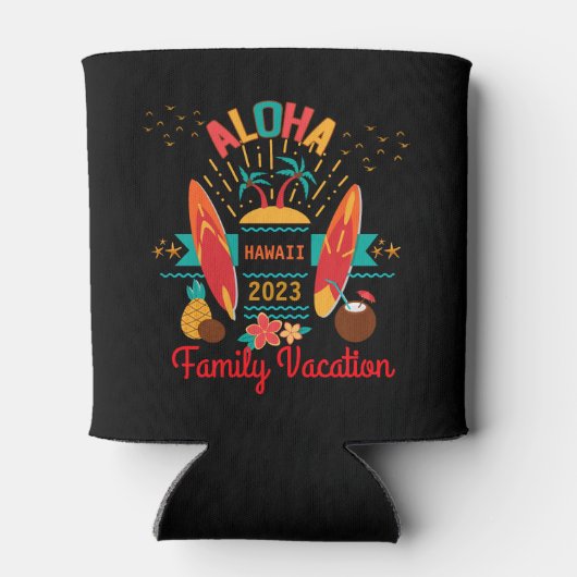 Aloha Hawaii Vacation Squad Koelbox Blikjeskoeler (Achterkant)
