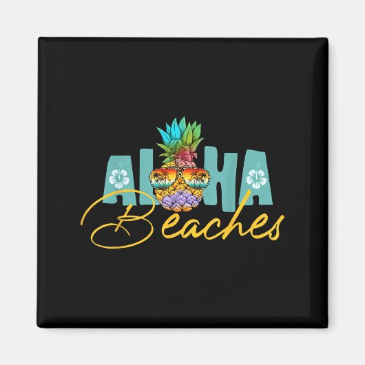 Aloha hawaii vanuit het eiland voel de aloha aloha magneet (Voorkant)