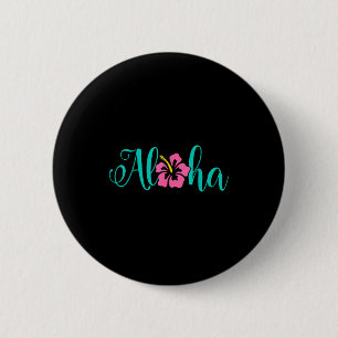 Aloha hawaii vanuit het eiland - voel de aloha ronde button 5,7 cm