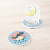 aloha hawaii zandsteen onderzetter (Zijkant)